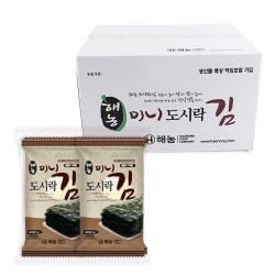 해농미니도시락김 2gx10입 X24봉 1box 식당도매식자재 2g 240개