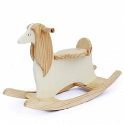 Rocking Afghan Hound Milk 740x280x450mm