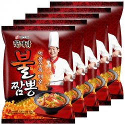 빙그레 꽃게랑 불짬뽕맛 70g 5개