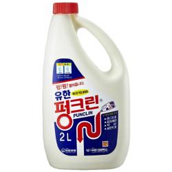 유한락스 유한펑크린/세탁세제/욕실청소/표백제/락스/, 2L, 1개