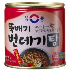 유동 뚝배기 번데기탕 얼큰한맛, 280g, 1개