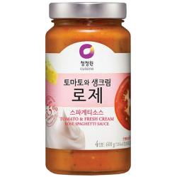 청정원 토마토와생크림 로제 스파게티소스 600g 1개