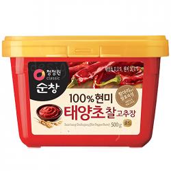 청정원순창 100% 현미 태양초 찰고추장 500g 1개