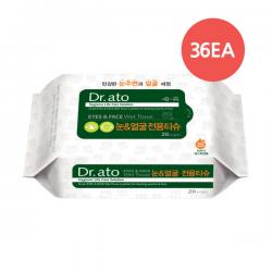 닥터아토 눈&얼굴 전용티슈 휴대용 20매입 36팩