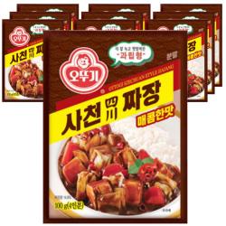 오뚜기 사천짜장 과립형 매콤한맛 100g 10개