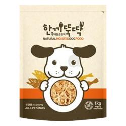 한끼뚝딱 황태와 소고기 반려동물 습식사료 1kg 1개