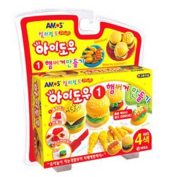 아모스 컬러점토 아이도우1 햄버거 만들기 클레이 만들기, 본상품선택, 1개