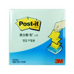 3m 팝업 디스펜서용 리필 100장 애플민트
