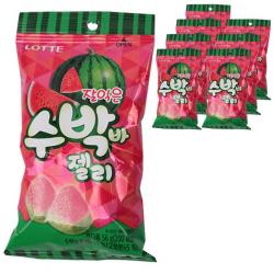 롯데제과 수박바 젤리 56g 8개입