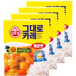 오뚜기 그대로카레 매운맛 200g 4개입