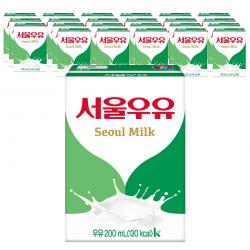 서울우유 멸균 흰우유 200ml 24팩