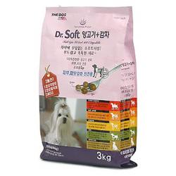더독 닥터소프트 양고기 감자 애견용 소프트사료 3kg 1개