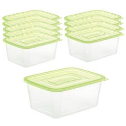 쿡앤락 밀폐 사각용기 1.5 L 10p 세트 1개