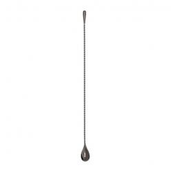 비스키 워렌 웨이티드 바스푼 칵테일머들러 40cm, Gunmetal Black, 1개