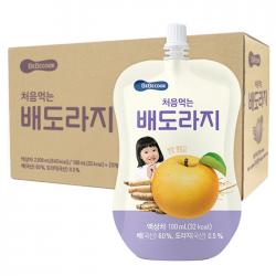 베베쿡 처음 먹는 배도라지 유아 음료 20개입