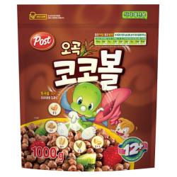 포스트 오곡 코코볼 시리얼 1000g 1개