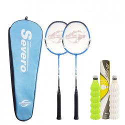 세베로 배드민턴 라켓 Speed300 2p + 혼합셔틀콕 M100 12p Speed300 라켓 M100 셔틀콕 1세트