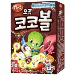 동서 포스트 오곡 코코볼 570g 식품 > 스낵/간식 스낵/시리얼 시리얼 1개