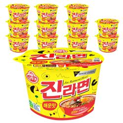 진라면 매운맛 용기 110 G 12개