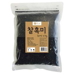 청그루 찰흑미 2kg 1개