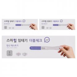 스마일 더블체크 임신테스트기, 1개입, 3개