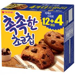 오리온 촉촉한 초코칩 20g 16개입
