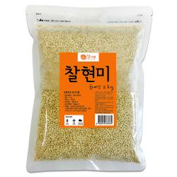 청그루 찰현미 2kg 1개