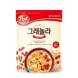포스트 그래놀라 크랜베리 아몬드 시리얼 570g 1개