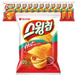 오리온 스윙칩 볶음고추장맛 60g 12개입