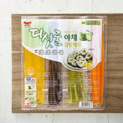 일가집 5줄 야채김밥 세트 245g 1개