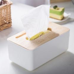젊은이마켓 [내츄럴 분위기] 우드 휴지케이스 모음 휴지커버 우드두칸(화이트), 우드두칸(화이트)