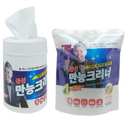 동성크리너 만능 세정티슈 통 150매 + 리필 150매, 1세트