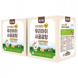 한끼뚝딱 우리아이 무항생제 한우 사골곰탕 150g X 7p 사골곰탕맛 2개