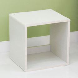 아이리스코리아 디자인 모던 큐브 공간박스 QR-34, 화이트
