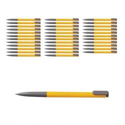 자바펜 1.0mm e-오피스 볼펜, 검정, 36개입