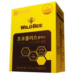 종근당건강 와일드비 프로폴리스 플러스 60캡슐 1개