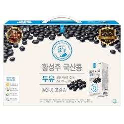 이롬 황성주 국산콩 두유 검은콩 고칼슘 190ml 24개