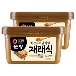 [신세계TV쇼핑]청정원 순창 재래식 생된장 2kg x 2개