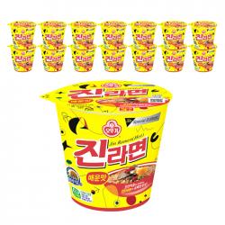 오뚜기 진라면 미니컵 매운맛 65g 15개