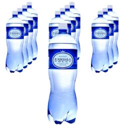 초정탄산수 플레인 1.5l 12개