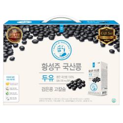 황성주 국산콩 두유 검은콩 고칼슘 190ml 20개