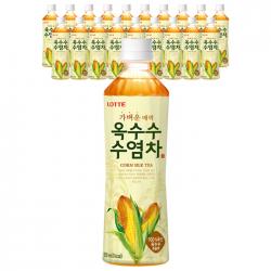 롯데칠성음료 가벼운 매력 옥수수 수염차, 500ml, 20개
