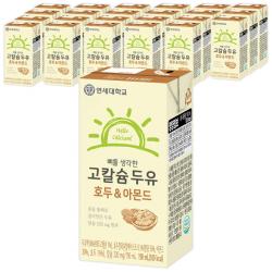 연세우유 뼈를생각한 고칼슘두유 호두&아몬드 190ml 24개입