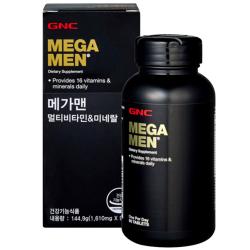 Gnc 메가맨 멀티비타민 미네랄 90정 Null 1.61g 90정