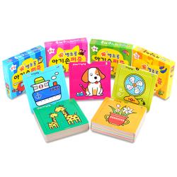 별초롱 아기손퍼즐 4종 세트 (동물/사물/탈것/과일야채), 1세트