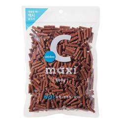 맥시 대용량 반려견 간식 800g 치킨 져키 맛 1개