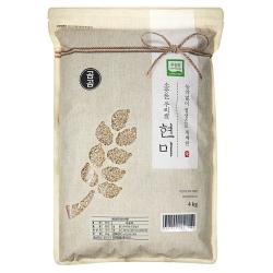 곰곰 2019년 소중한 우리 쌀 무농약 현미, 4kg, 1개