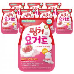 아이배냇 베베 핑거 요거트 20g 딸기 8개