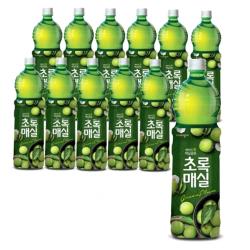 웅진 초록매실 1.5l 12개입