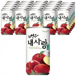 자연은 내사랑 사과 과일주스 180ml, 180ml, 30개